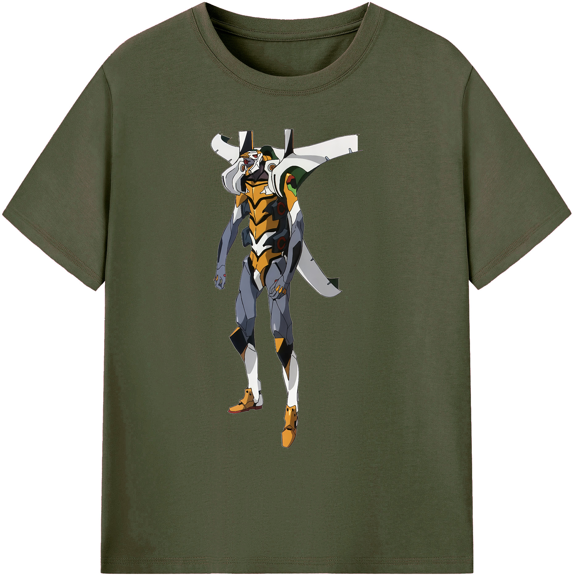 （画像用） EVA 新世紀エヴァンゲリオン 綿100％ メンズ半袖Tシャツ｜肌触りやわらか＆通気性